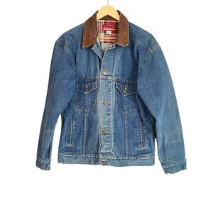 Vintage Marlboro County Store Jean‎ Jacket leather size M read description